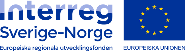 Logotyp för Interreg Sverige-Norge Europeiska Regionala Utvecklingsfonden