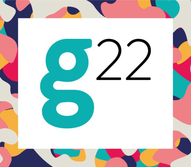 G22 inramad logotyp