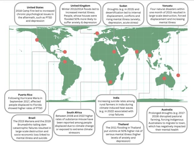 A global manifestation of social disruption triggered by climate crisis. Source: Spaiser et al. 2024