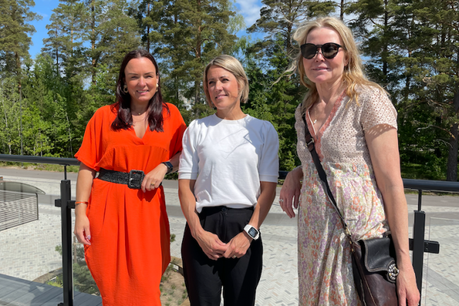 Linda Larsson Maria Busk Madland och Anne-Chrisitne Larsson Ljung