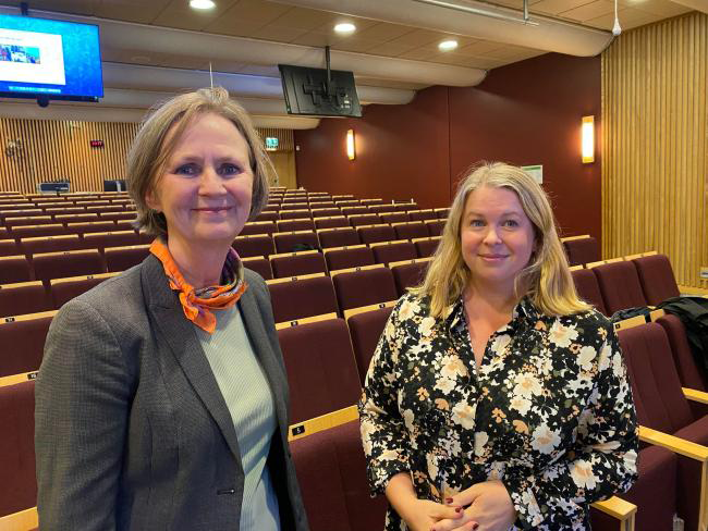 Cecilia Tisell and Emy Gustavsson.